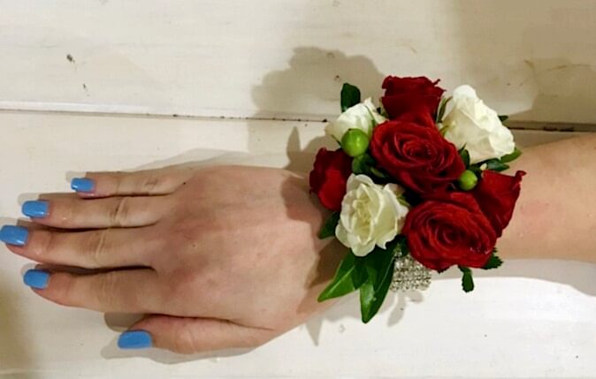Flowers With Hand